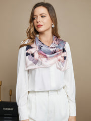 SilkSilky US Pure Silk Scarf Multi 002