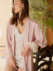 Luxury Silk Robe pajama sets for women Best Gift Guide for her Wedding Gift | Ulivary