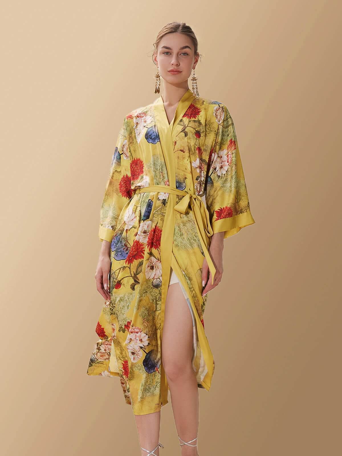 Luxury Silk Robe pajama sets for women Best Gift Guide for her Wedding Gift | Ulivary