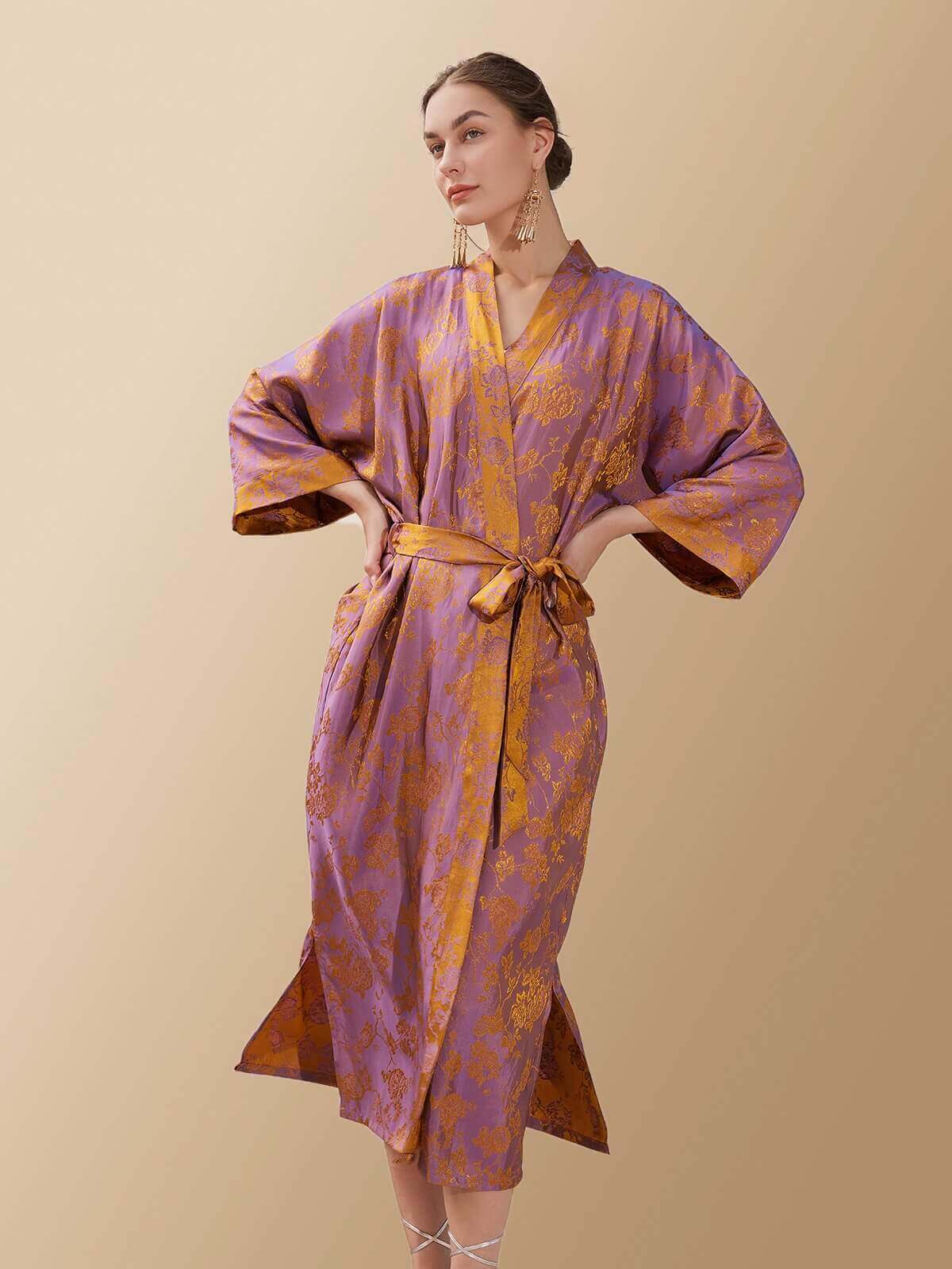 Luxury Silk Robe pajama sets for women Best Gift Guide for her Wedding Gift | Ulivary