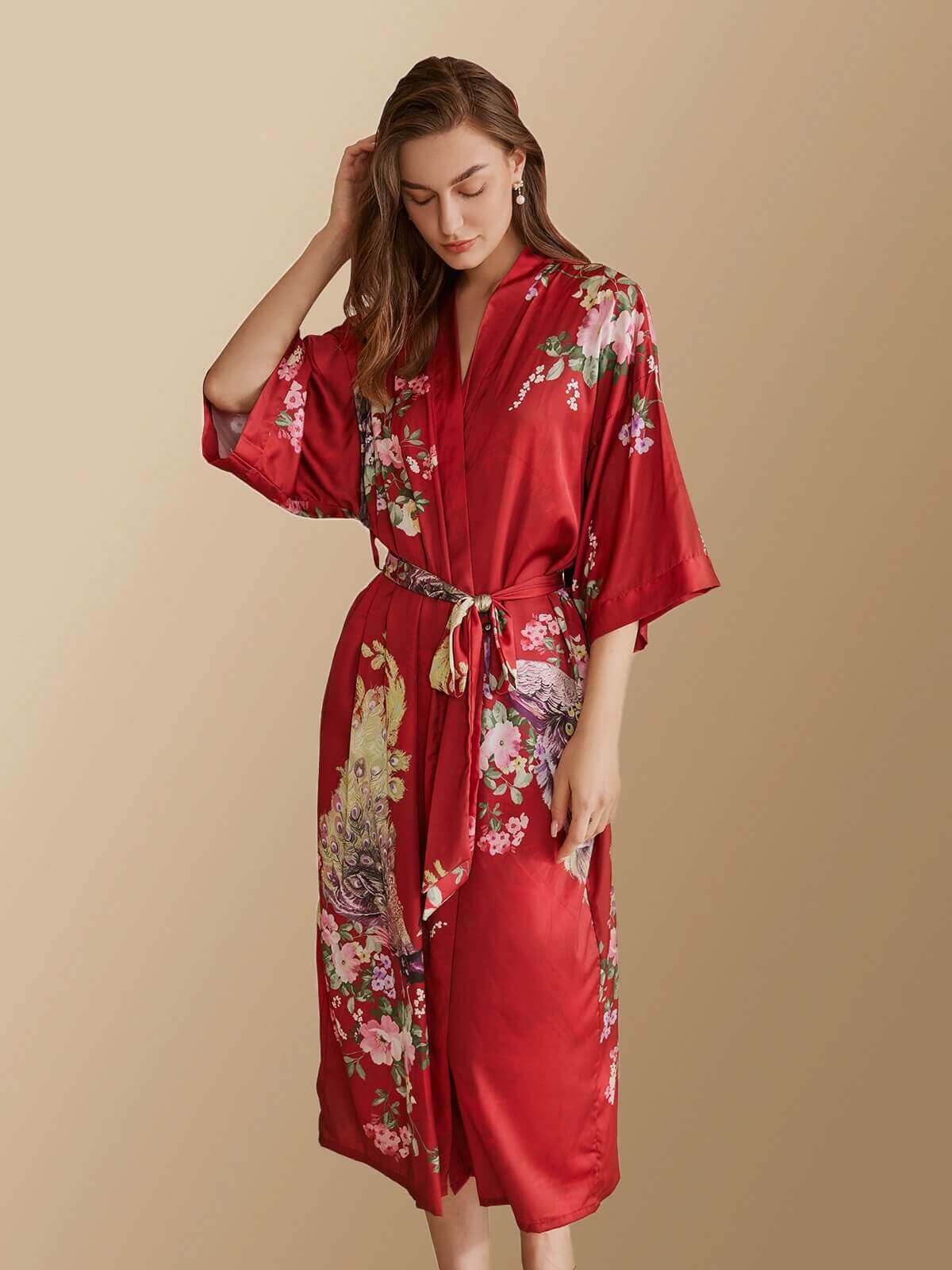 Luxury Silk Robe pajama sets for women Best Gift Guide for her Wedding Gift | Ulivary