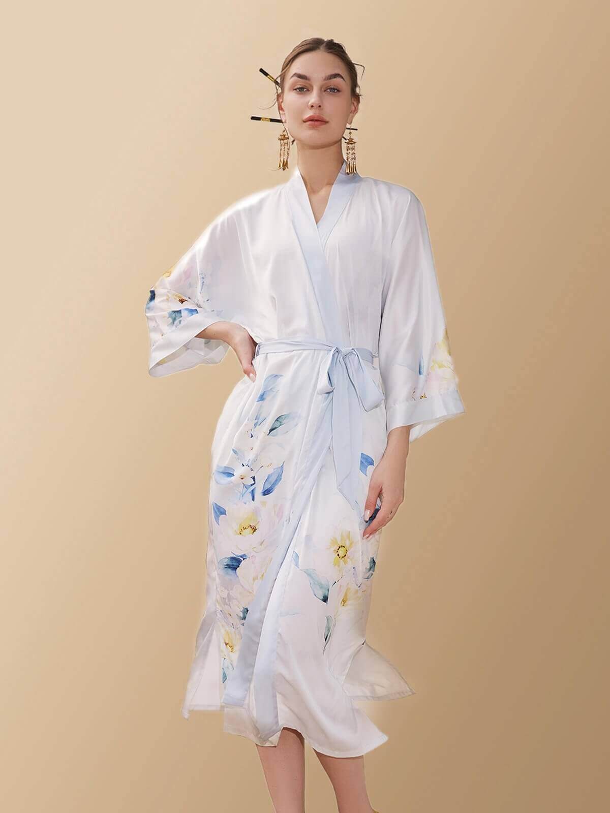 Luxury Silk Robe pajama sets for women Best Gift Guide for her Wedding Gift | Ulivary