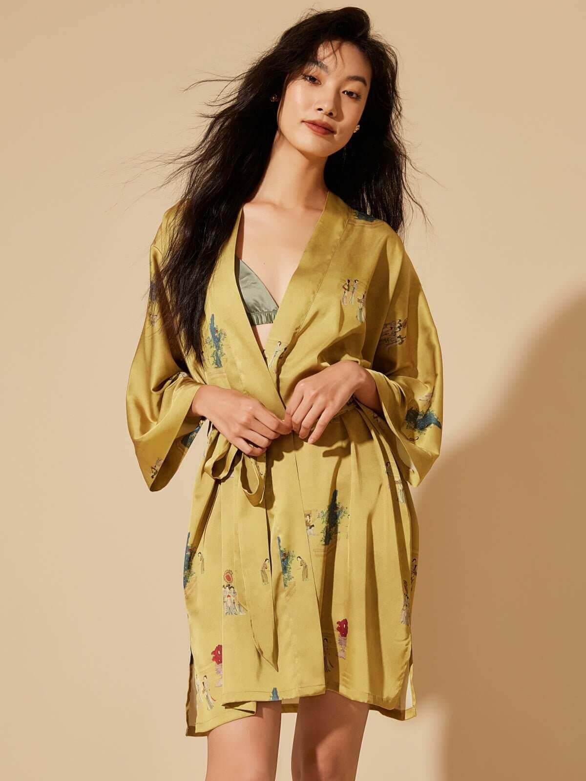 Luxury Silk Robe pajama sets for women Best Gift Guide for her Wedding Gift | Ulivary