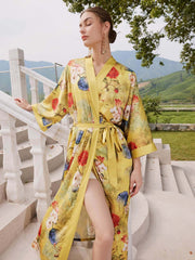 Luxury Silk Robe pajama sets for women Best Gift Guide for her Wedding Gift | Ulivary