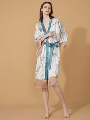 Luxury Silk Robe pajama sets for women Best Gift Guide for her Wedding Gift | Ulivary